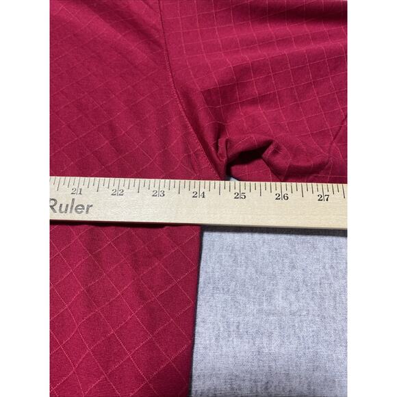 Tiger Woods Shirt Mens Extra Large Red Nike Dri Fit Polo Golf Performance Sports - Picture 9 of 9